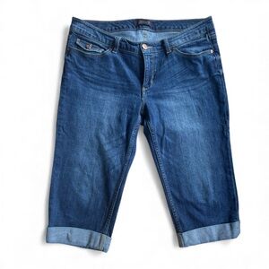 Seven Brand Capri Women's Blue Denim Jeans